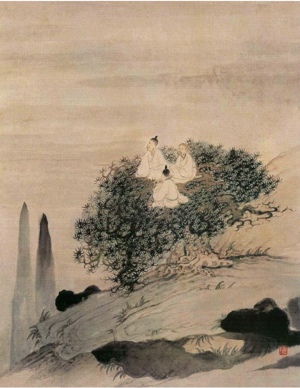 石濤 花鳥圖 石涛16幅山水花鸟作品赏析_百科TA说