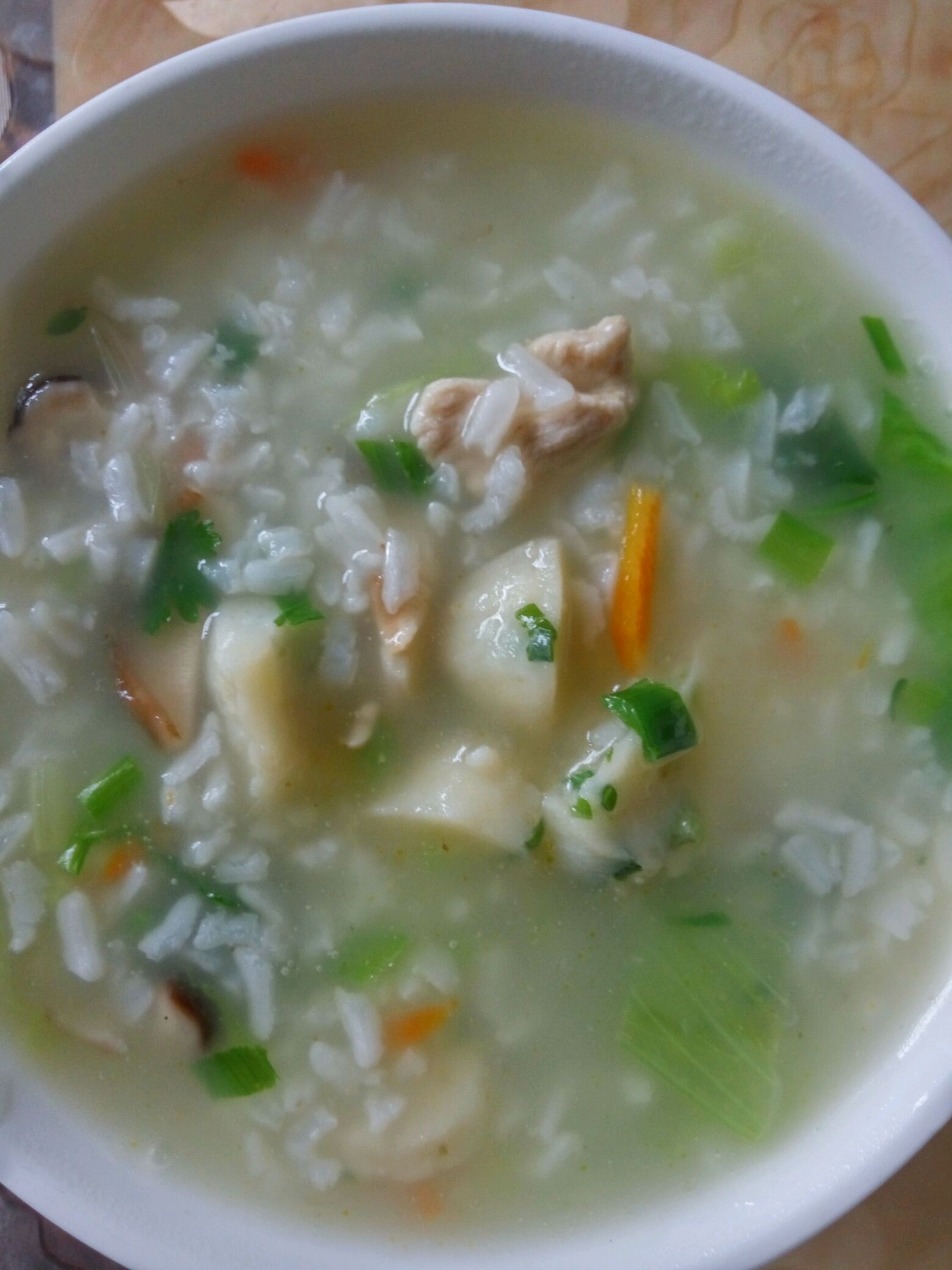 海带香菇瘦肉粥