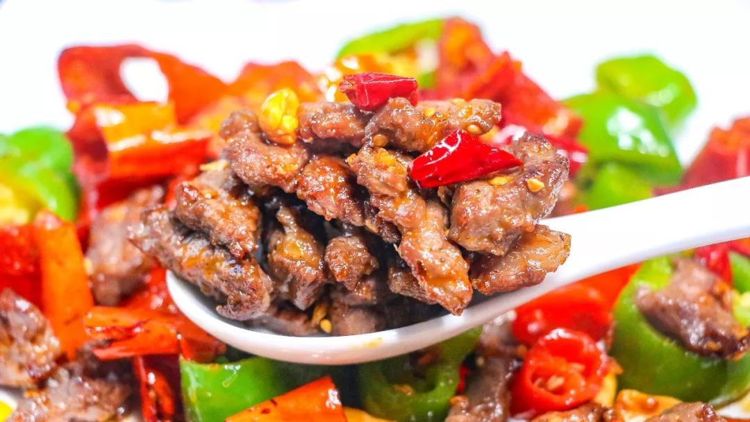 香辣牛肉丁