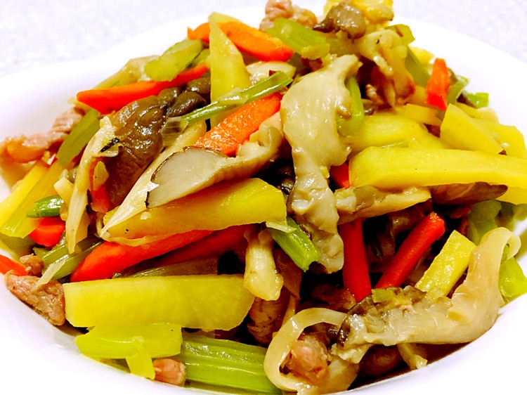 炒杂蔬菜