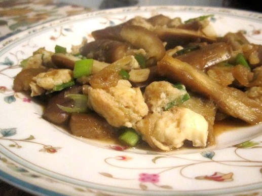 鸡蛋炒茄子