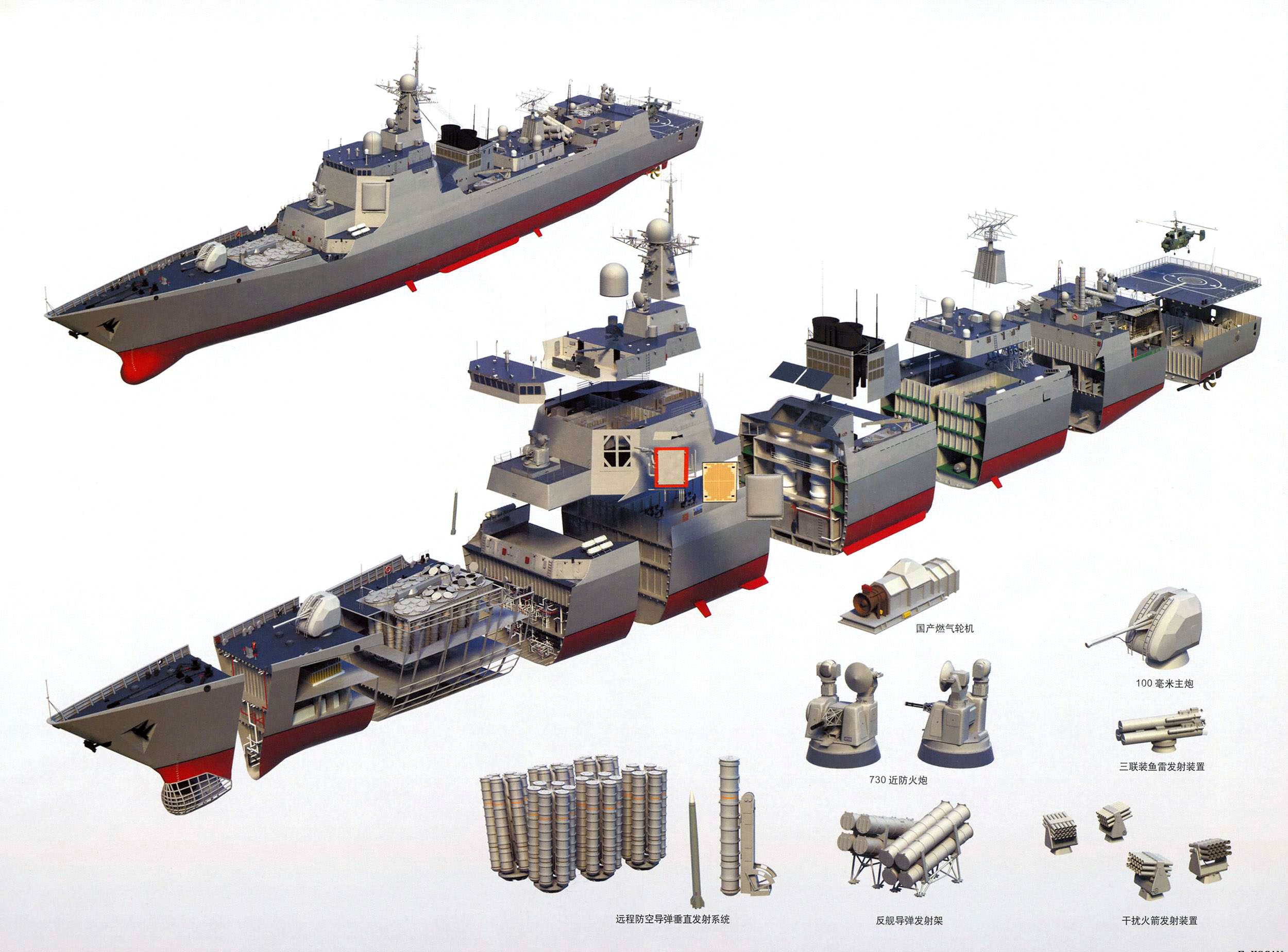 中国 a href="#" data-lemmaid="2815053">052c型驱逐舰 /a>(北约代号