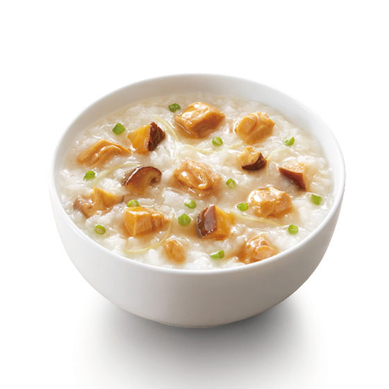 冬菇滑鸡粥