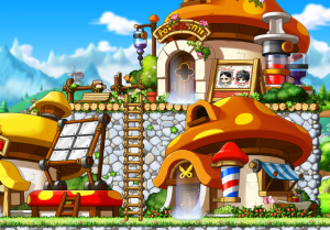 射手村为网络2d卷轴类游戏《 a target="_blank" href="/item/冒险岛