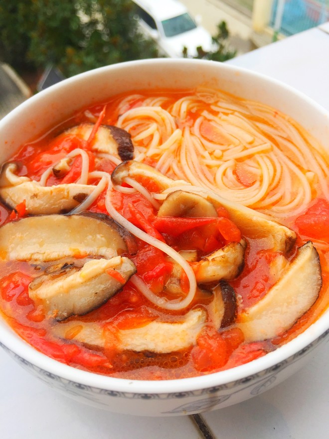 番茄香菇面