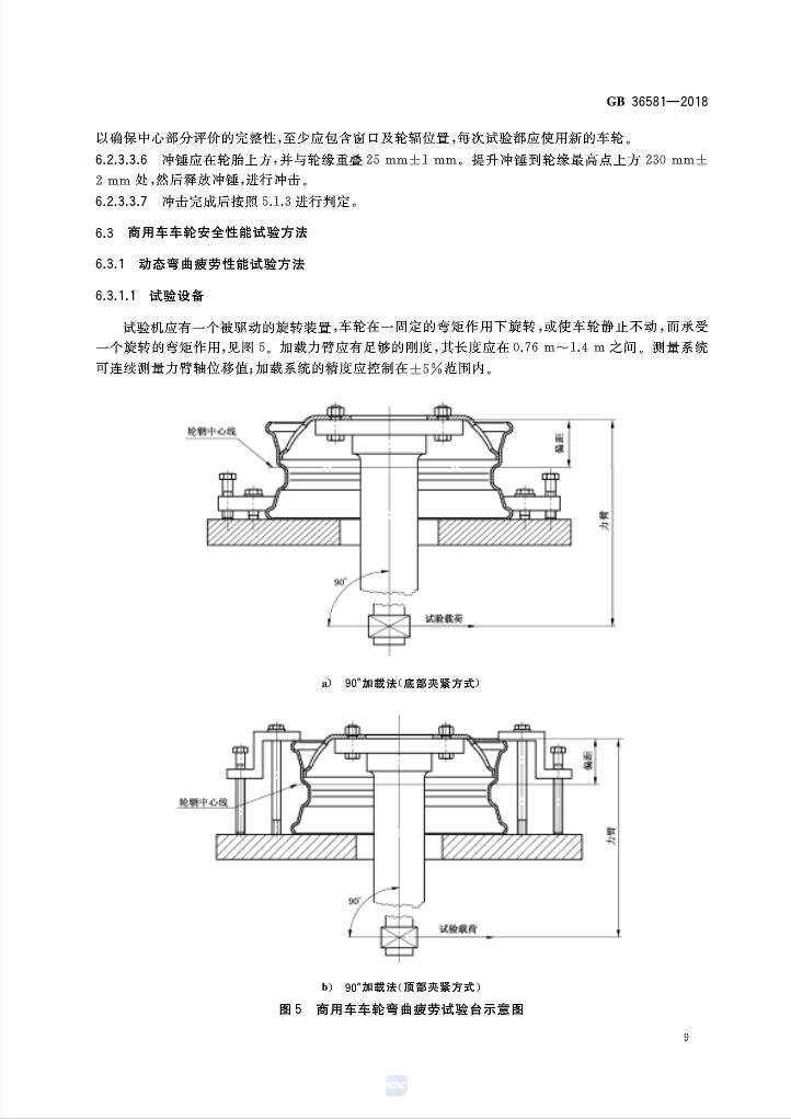  p>《汽车车轮安全性能要求及试验方法》(gb 36581-2018)是2020年1月1