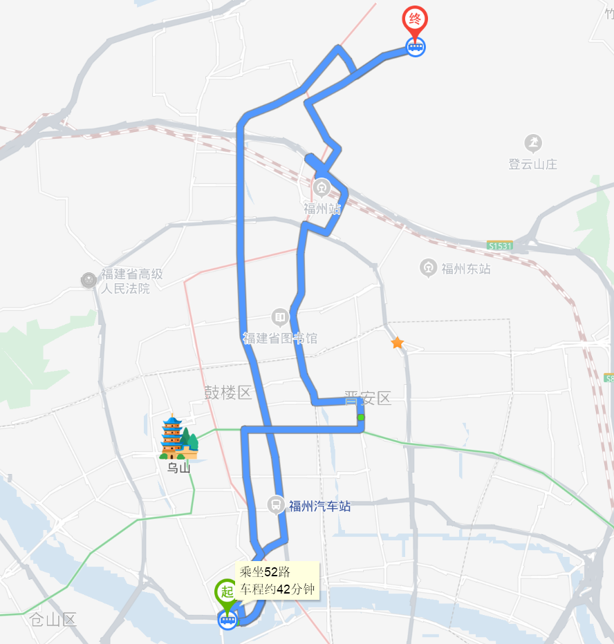 福州公交52路