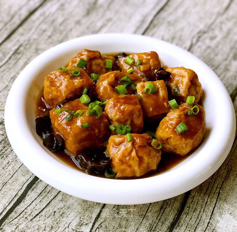 红烧油豆腐塞肉