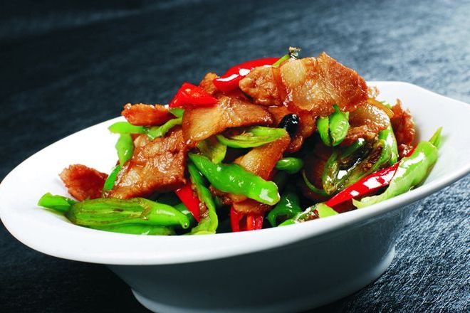 自制培根小炒肉