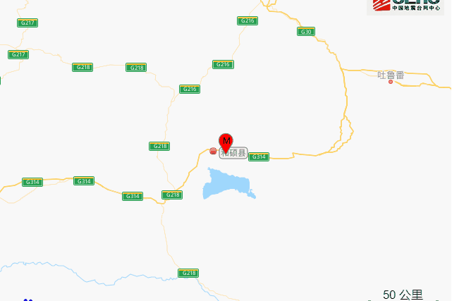 8·10新疆巴音郭楞州和硕县3.0级地震