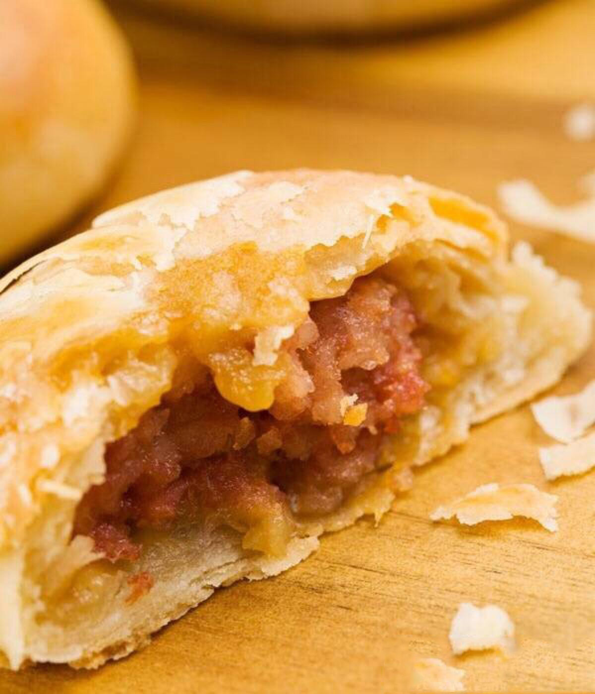 苏式鲜肉豆沙月饼