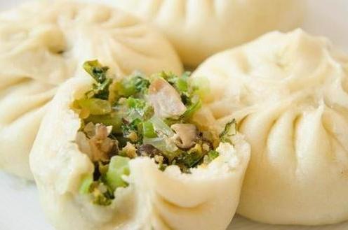 火鸡肉青菜包子