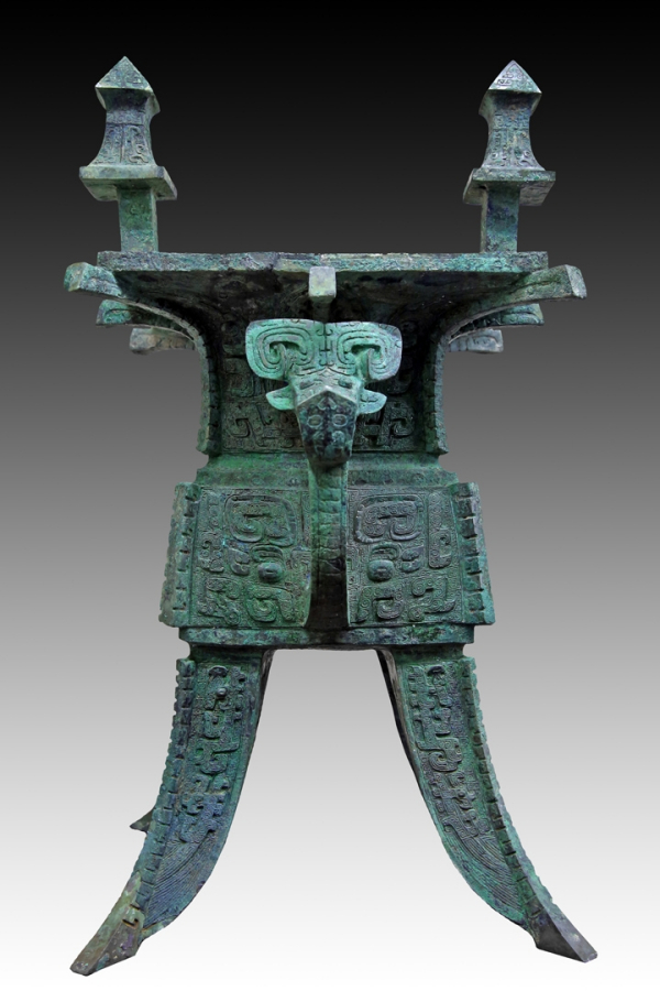 斝（中国古代盛酒器）_百度百科