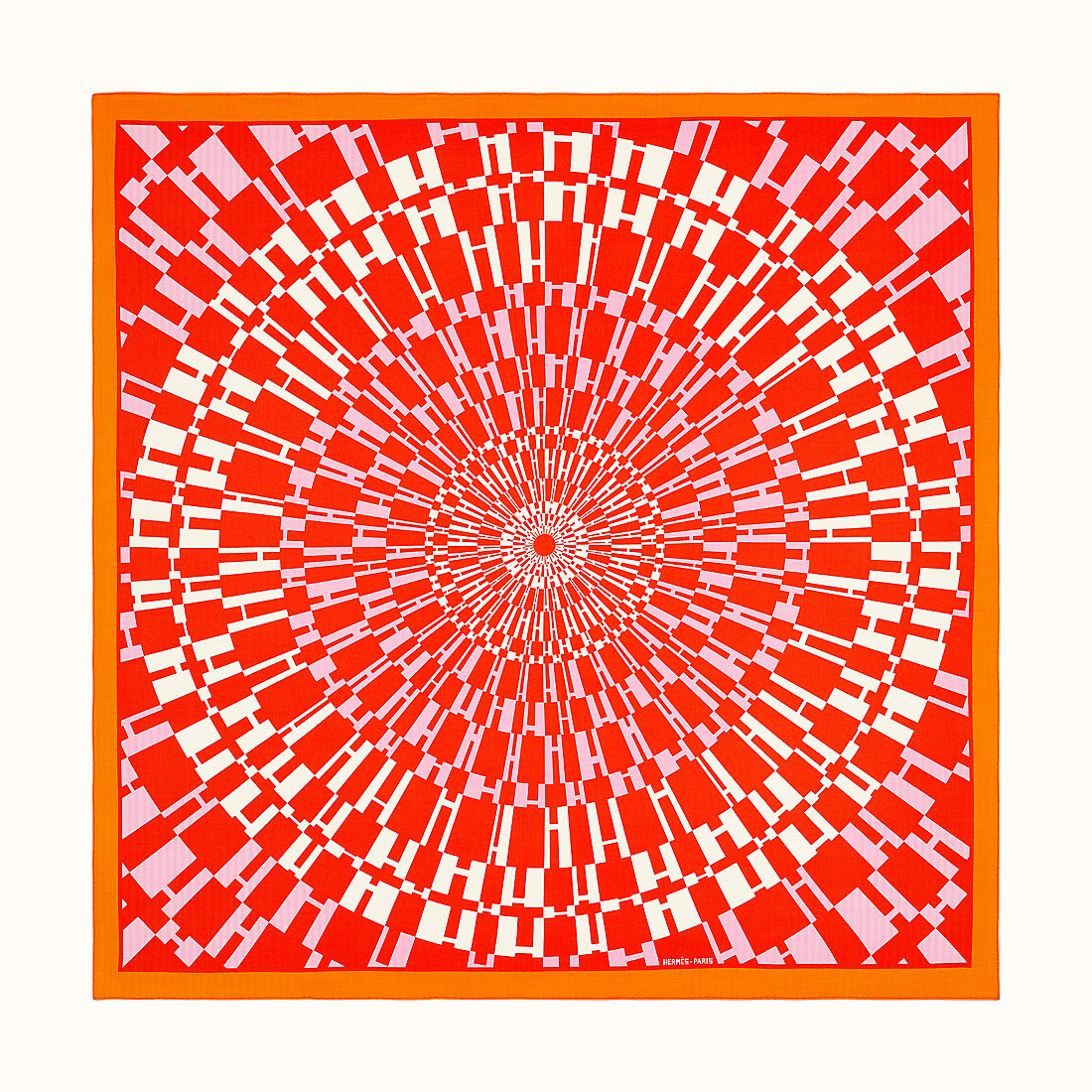 "h的奥普艺术"披肩