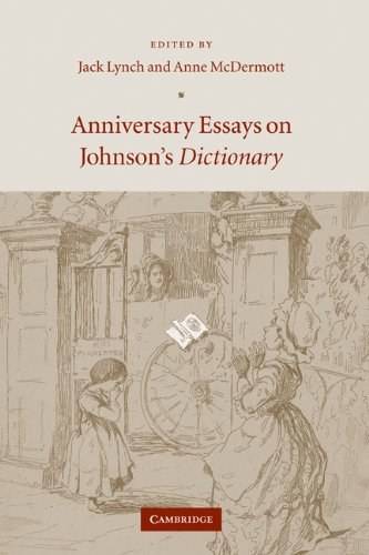 Anniversary Essays on Johnson's Dictionary_百度百科