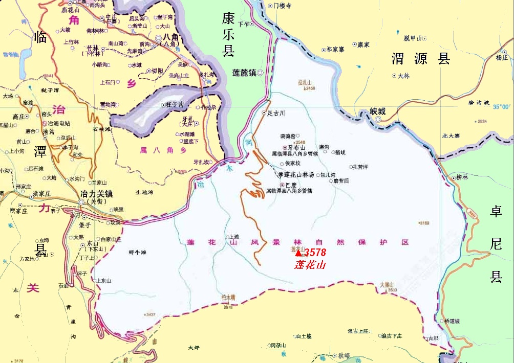 位于甘肃省中南部的 a target="_blank" href="/item/康乐县/4676501"