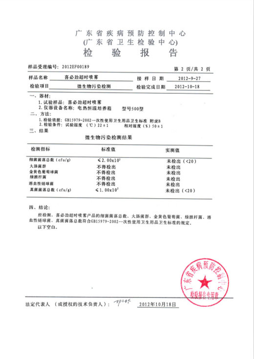 喜必劲延时喷剂