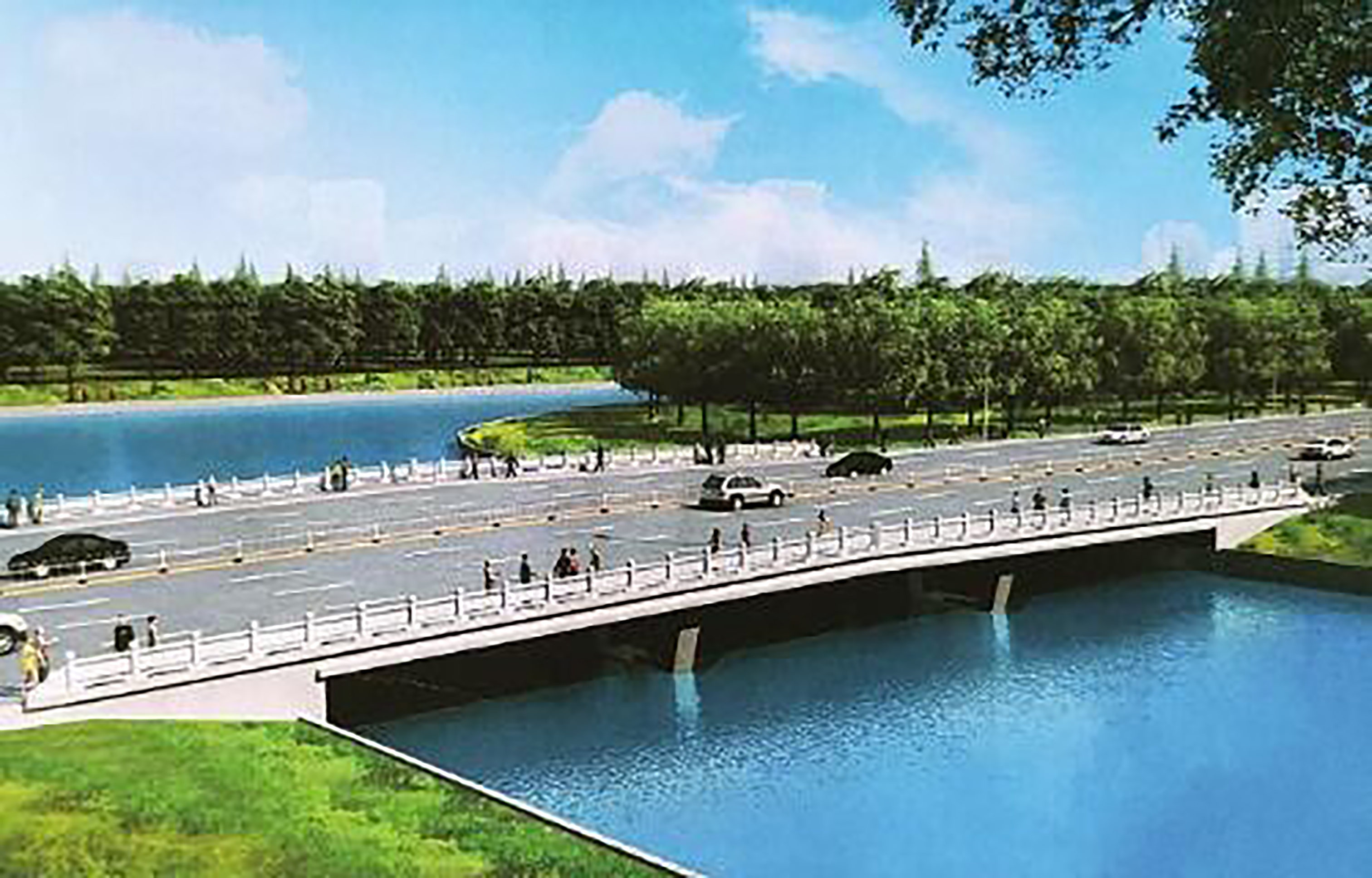 黄河路跨胜利大街水系桥拓宽工程