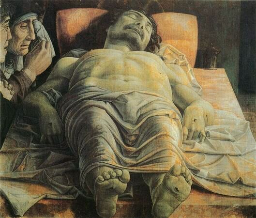 安德烈亚·曼泰尼亚画死去的基督