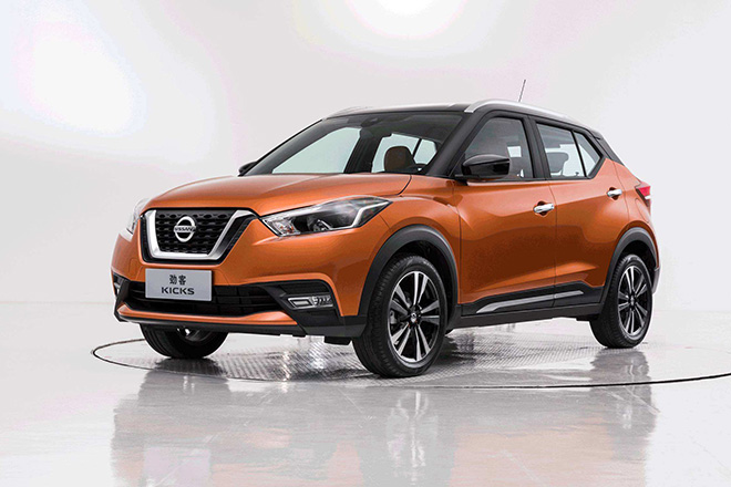  p>劲客是东风日产旗下的小型suv汽车,劲客的前脸使用了日产家族式的v