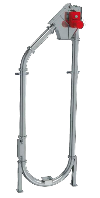  p>管链输送机是一种输送粉状,小颗粒状及小块状等散状物料的连续输送