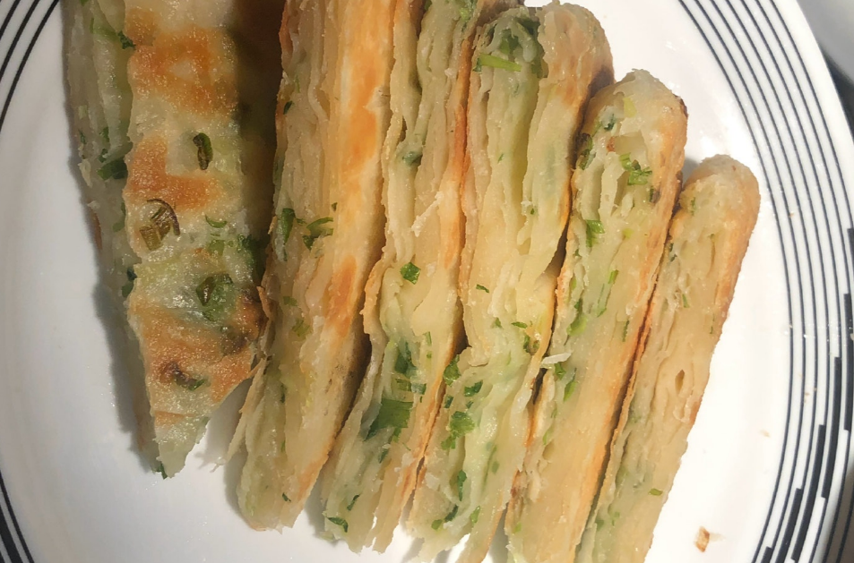 千层葱油饼