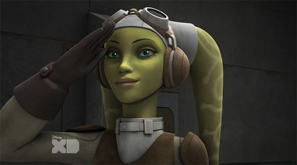  p>赫拉·辛杜拉,星战系列影视作品里的角色,一名女性提列克人,领导着