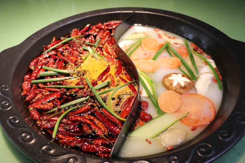 青红鸳鸯火锅