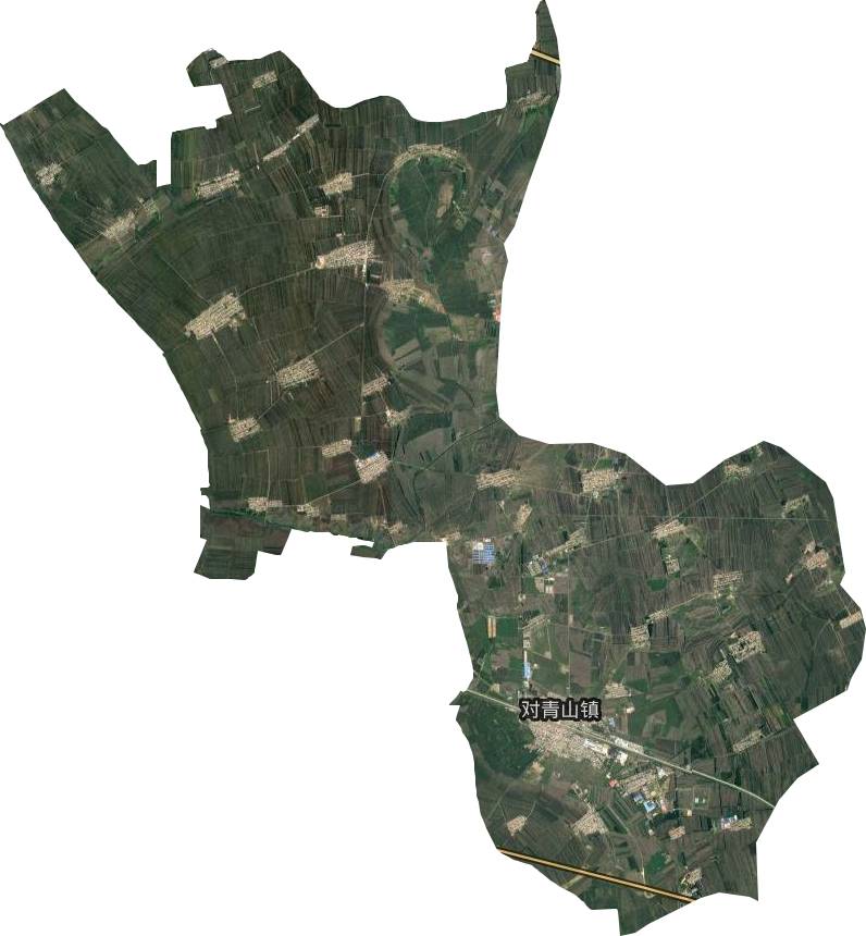 <p>对青山镇卫星地图