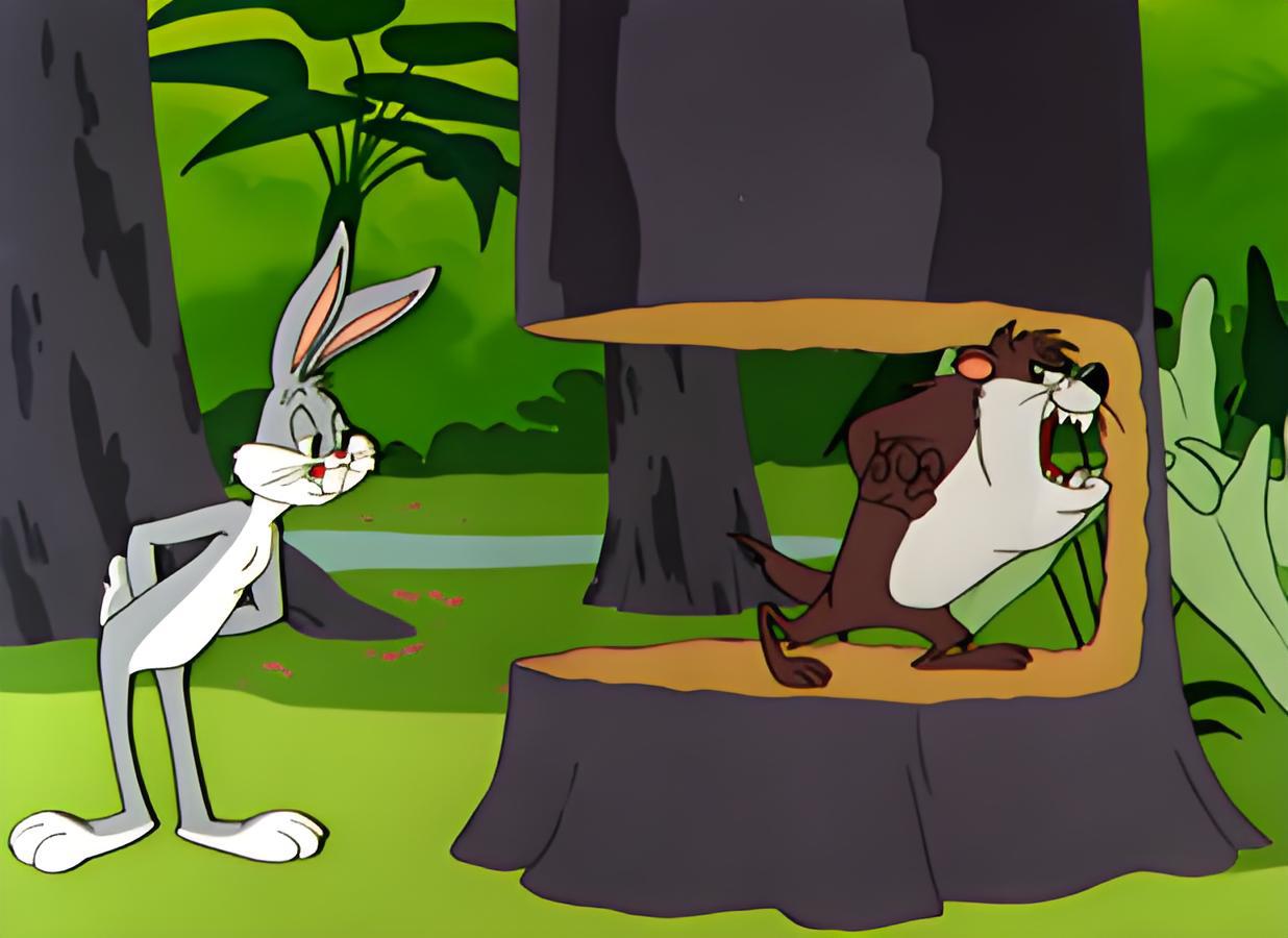 兔八哥遇上大嘴怪