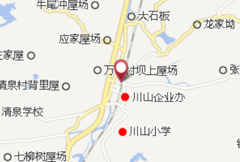 川山坪镇火车站