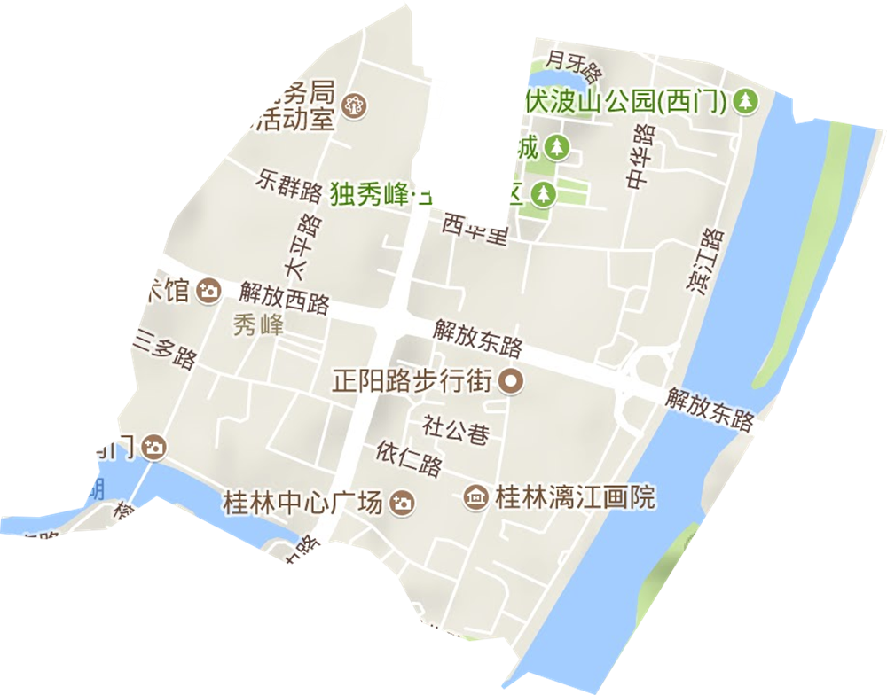  p>秀峰街道,隶属于广西壮族自治区桂林市秀峰区,地处桂林市城区中心