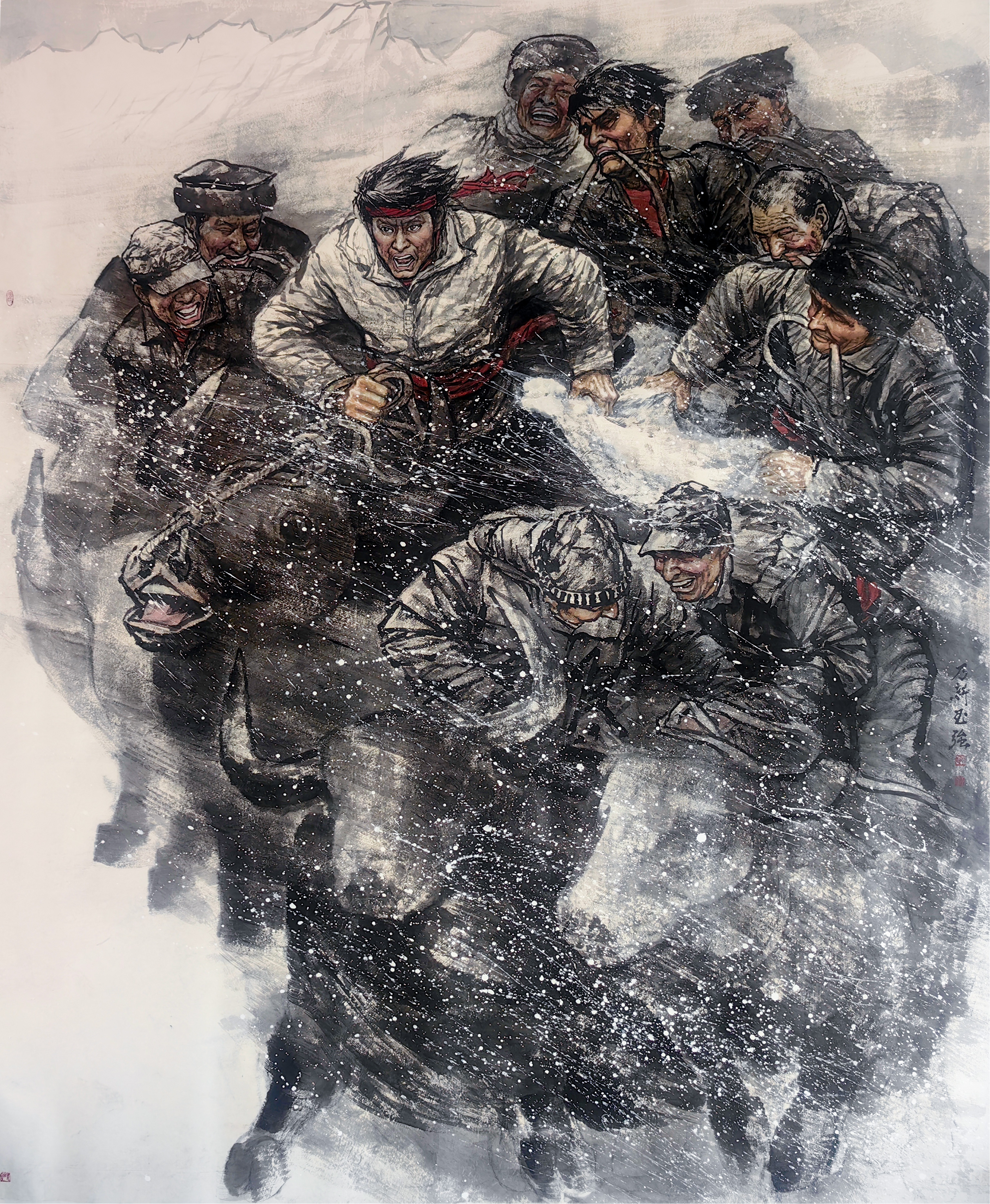 年毕业于天水师专美术系,2013年至2014年在中国画院刘大为工作室研修