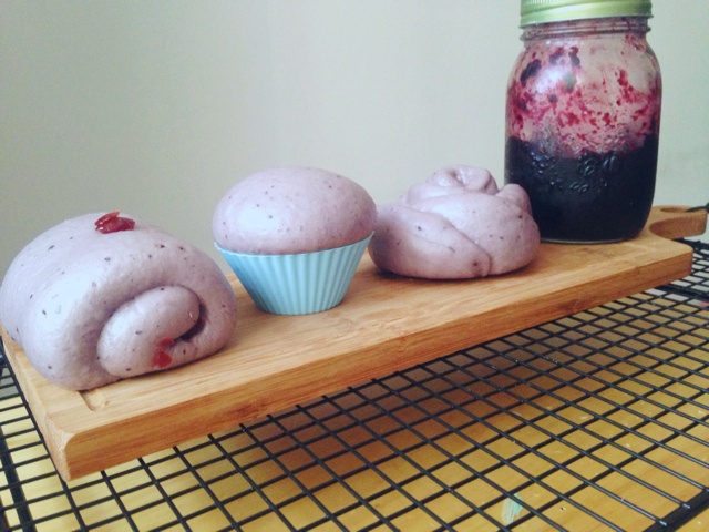 蓝莓酱杯纸馒头