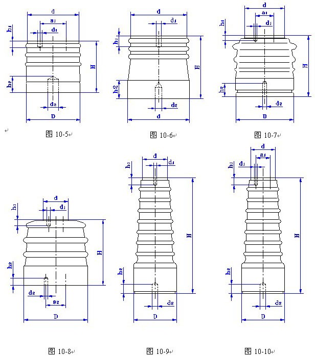 zn-10/8户内内胶装支柱绝缘子
