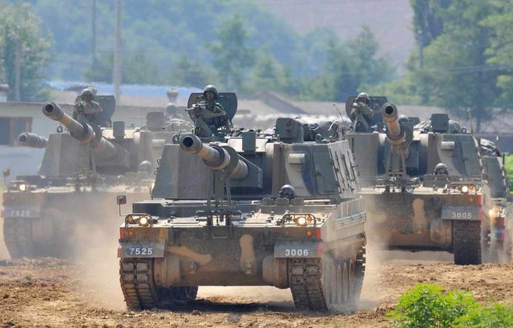 韩国k9155毫米自行榴弹炮