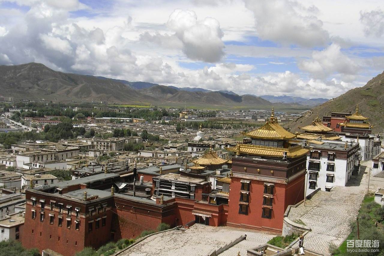 西藏日喀则扎什伦布寺景区