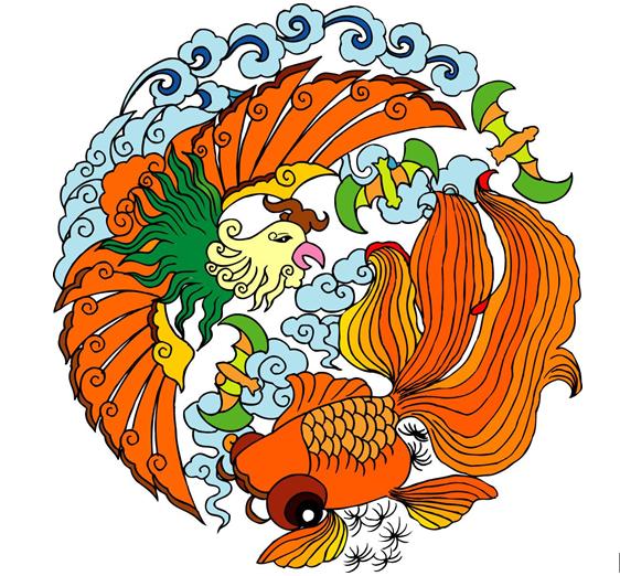 ">趋吉避凶的传统心态构造,是中国民俗之树的躯干;丰富多彩的吉祥图案