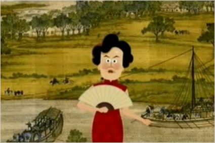 是以评书艺术家连丽如老师的《三侠五义》评书作品《龙图公案》为素材