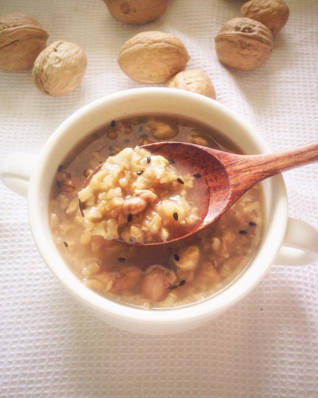 花生核桃粥