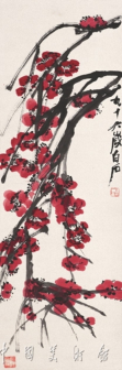 老笔红梅