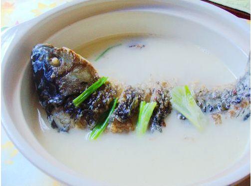 炖奶鲫鱼