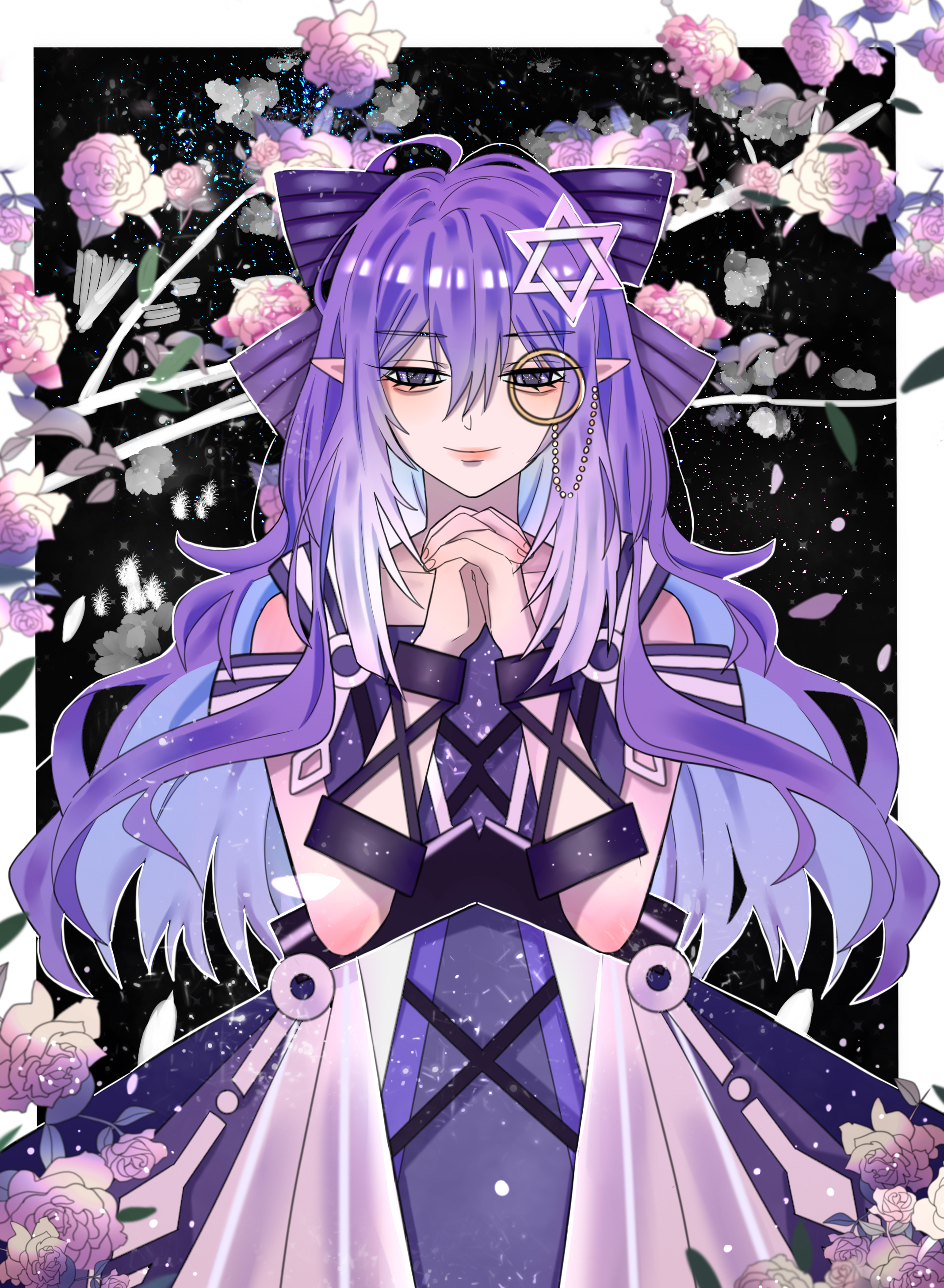 落日谣歌-的私人虚拟形象,"芙拉尔大陆"世界观中"罗莎琳"一族的引路人