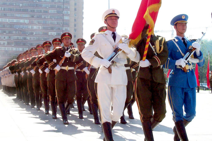 中国人民解放军陆,海,空三军仪仗队