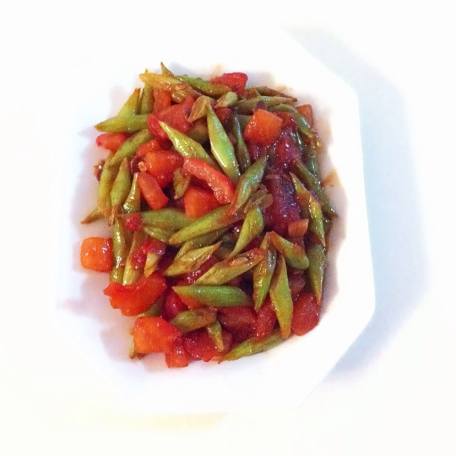 西红柿酱烧四季豆