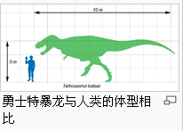  p>特暴龙(学名:tarbosaurus)意为"令人害怕的 a