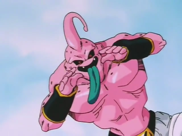 魔人布欧(恶)悟天克斯吸收