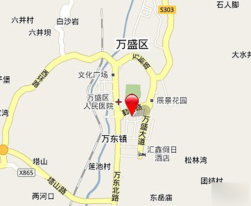  p>海棠晓月万盛地处万盛"解放碑"核心区域——渝南大道,西临万盛大道