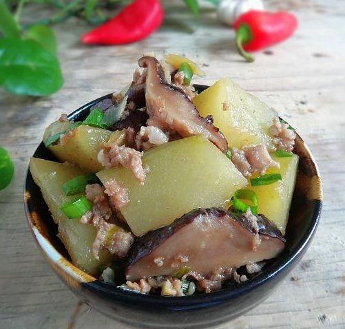 香菇焖冬瓜