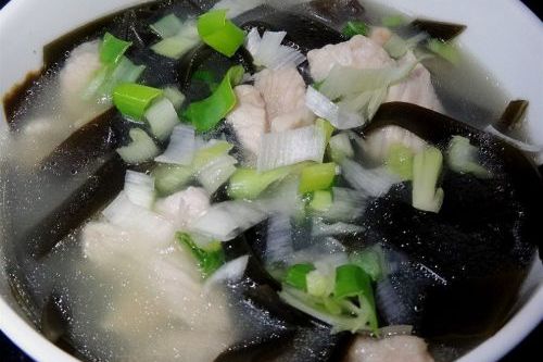 海带肉片汤
